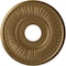 Ekena Millwork Berkshire Ceiling Medallion (Fits Canopies up to 7"), 15 3/4"OD x 3 7/8"ID x 3/4"P, Pale Gold CM15BEPAS - alternate 1